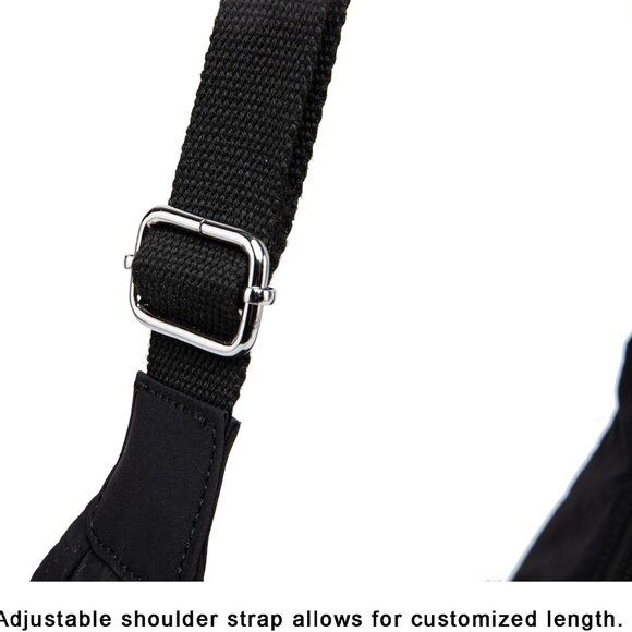 Lightweight Crescent Bag Nylon Crossbody Bags for Women Multi-Pocket Sling Hobo - Picture 6 of 7